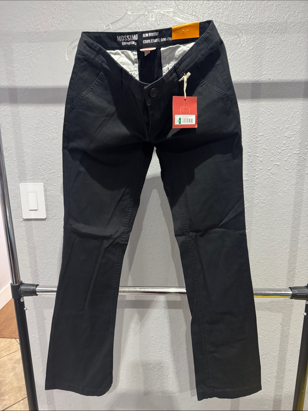 Mossimo Supply Co. Men's Black Straight Jeans